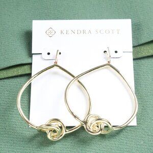 Kendra Scott Presleigh Love Knot Earrings Gold